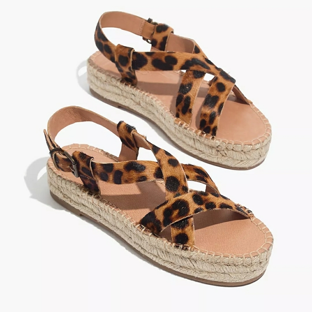 NWOT Madewell Malia Espadrille Sandal